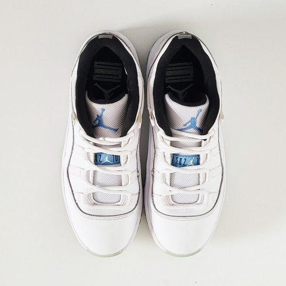 Jordan 11 Retro Low Legend Blue Sneakers Shoes (PS) 505835-117 - Size Youth 2 - Picture 4 of 9